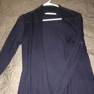 Navy blue cardigan size medium never worn